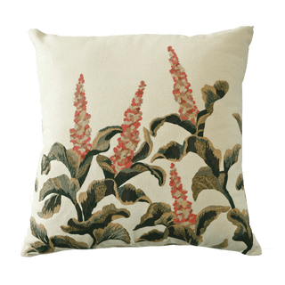 Hand Embroidered Tapestry Silk Pillow Cover 20" x 20"